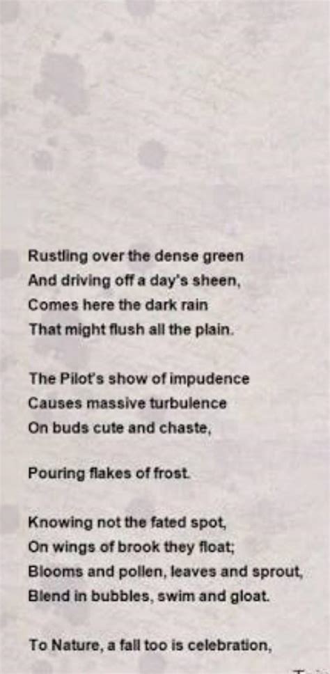 Try writing a small poem on the topic man versus nature. Read aloud the ...