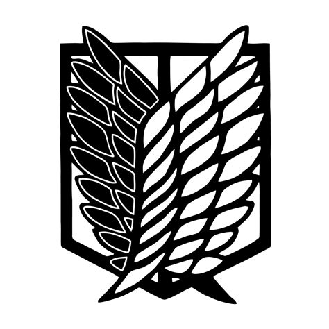 Attack on Titan Wings of Freedom die cut vinyl decal | Anime decals ...