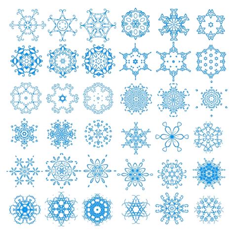 Image result for Snowflake Vector