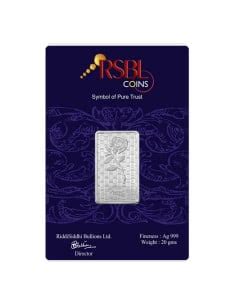 Buy 20 Gm Silver Gold Silver Coin Bar Online at Low Price in India Today