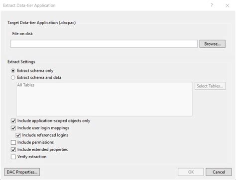 Image result for Create Dacpac File Visual Studio