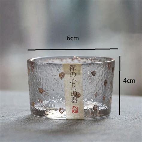 Buy 2pcs Glass Sake Cups, Japanese Sake Set Tea Cups Soju Glass Saki ...