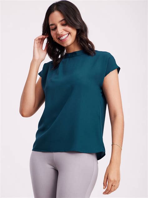 Buy Green Drop Shoulder Top Online | FableStreet