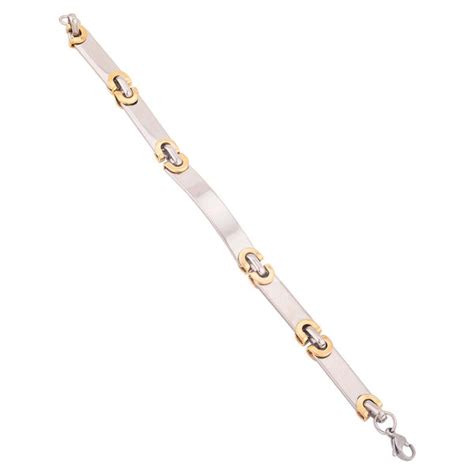 Steel Links Link Pattern Men's Bracelet – VOYLLA