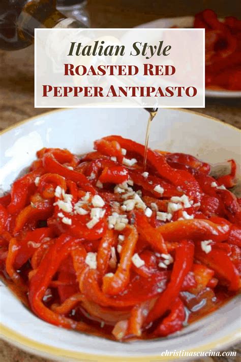 Italian style roasted red pepper antipasto and crostini are just two ...