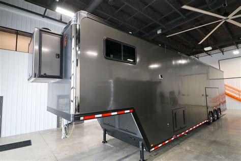 Image result for Intech Enclosed Gooseneck Trailers