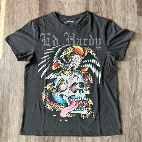 -Ed Hardy shirt for men -BNWT -Normal fit, front &... - Depop