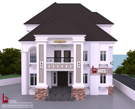 9 modern duplex house plans in nigeria - Floor plan House