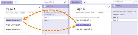 Image result for Link Paragraphs in OneNote