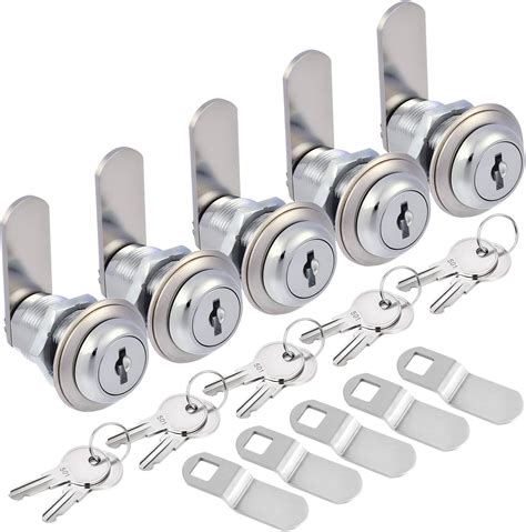 Cylinnda Cabinet Locks with Keys, 1-1/2" Long Cam Locks keyed Alike ...