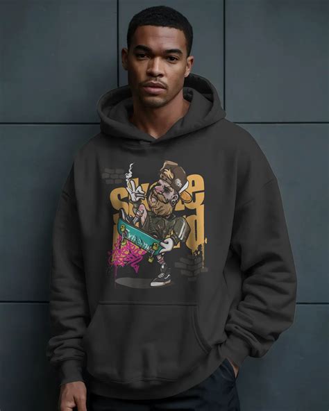 Buy Mercury X “Skate Squad” 300 GSM Heavy Fleece Hoodie – Urban Graphic ...
