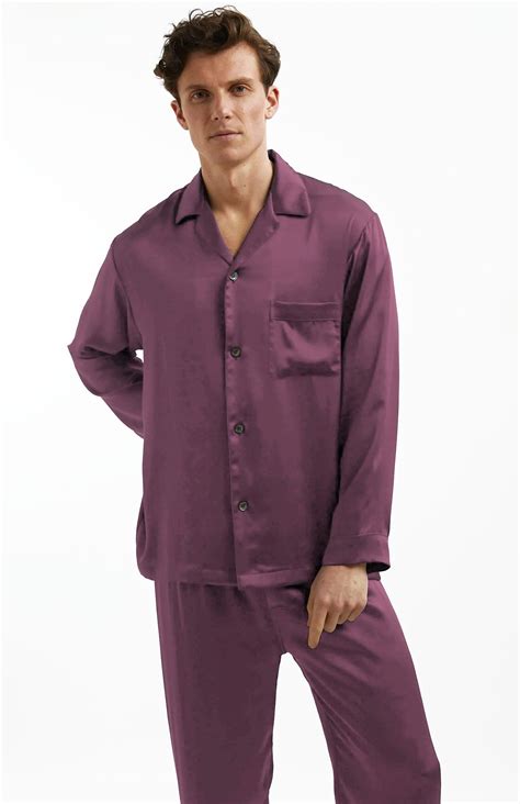 The Regal Plum | Purple Satin Loungewear Set for men | Luxurious satin ...