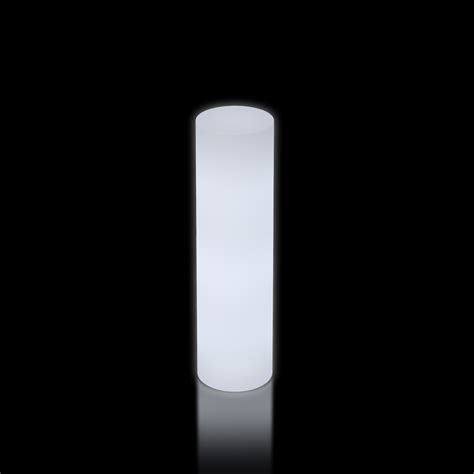 LED Cylinder Floor Lamp Outdoor | Glowing Column Decorative Lights