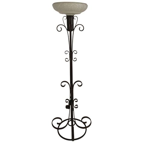 Wrought Iron Floor Lamp at 1stDibs