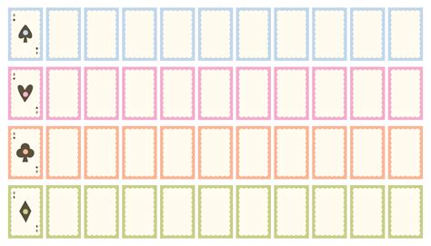 Blank Playing Card Template For Word - 10 Free PDF Printables | Printablee