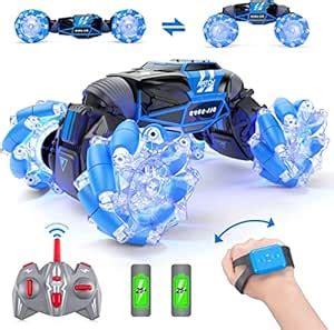 Powerextra Led Gesture Rc Car, 4Wd 2.4Ghz Remote Control Gesture ...