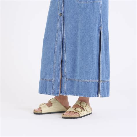 Arizona Big Buckle Raffia Textile Raffia Naturale | BIRKENSTOCK