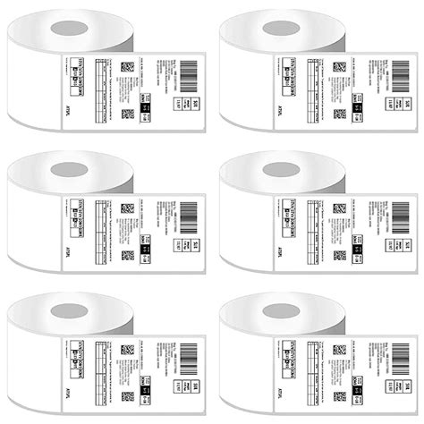BlackDreams® 100mm x 150mm Direct Thermal Shipping Labels Printer ...