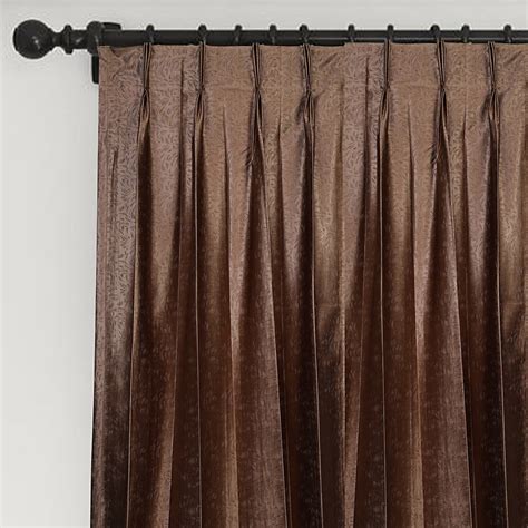 Cocoa Leaf Mocha Brown Curtains – home collection