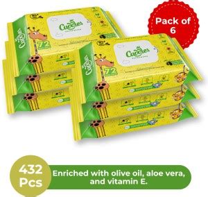 Cuddles SUPER WIPES Enriched with Aloevera, Olive Oil and Vitamin E ...
