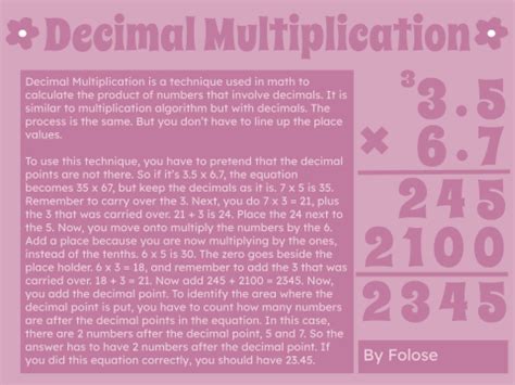 Image result for Math Decimal Multiplication