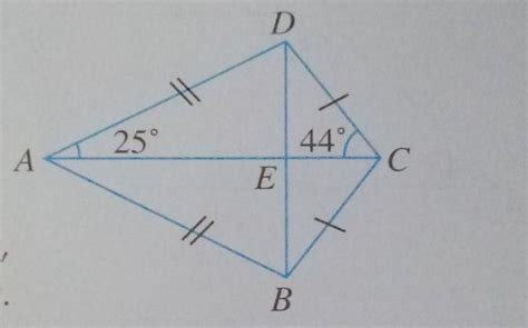 AD11. The figure shows a kite ABCD where AB =AD andBC = CD and the ...