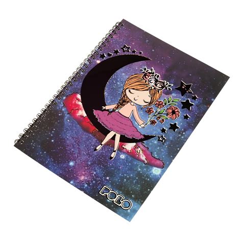 POLO Τετράδιο β5 17x25 σπιράλ 90φ 3θ moon 919002-8276 | Toys-shop.gr