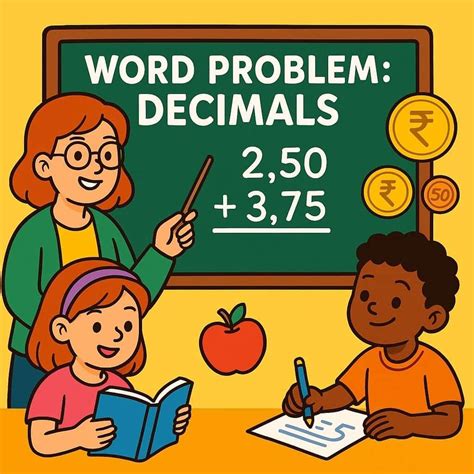 Word Problem: Decimals - Mathematics for Class 4 PDF Download