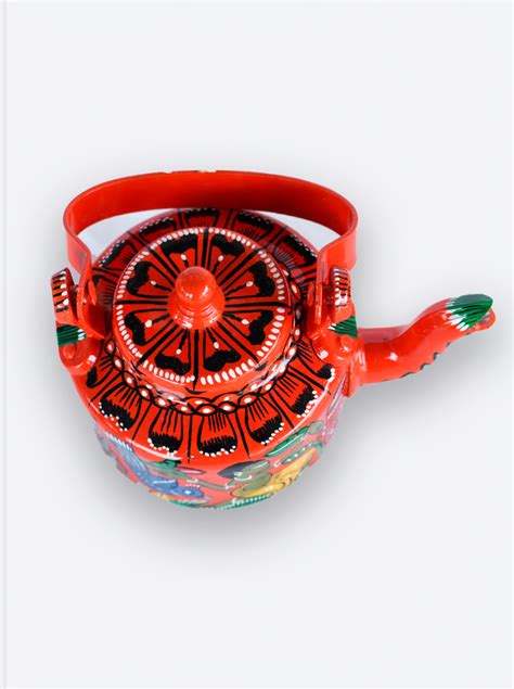 Hand-Painted Pattachitra Tribal Kettle – A Timeless Blend of Art & Tra ...