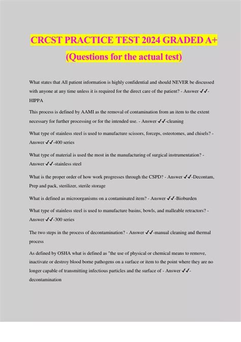 Crcst Practice Questions 的图像结果