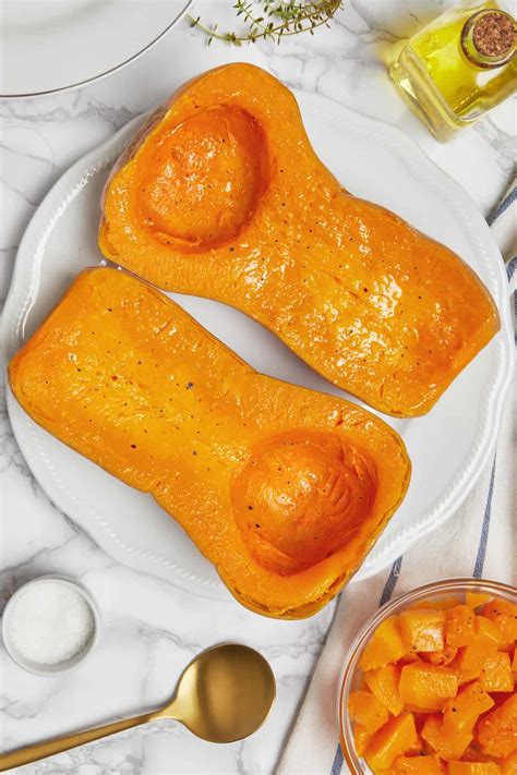 Microwave Butternut Squash - Food Faith Fitness
