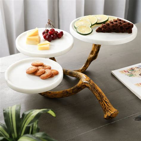 Marble 3 tier Serving Tray – NikkisPride