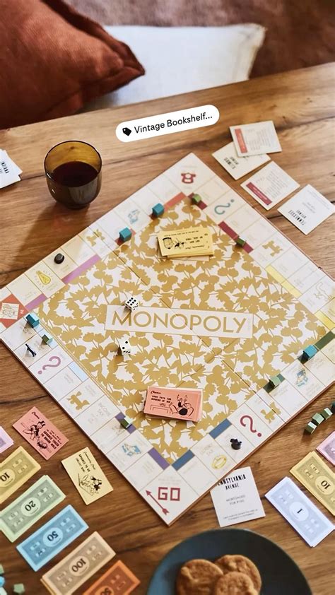 Vintage bookshelf edition monopoly game – Artofit