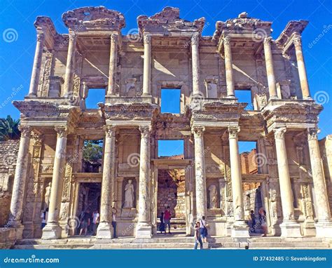 Ephesus Library of Celsus editorial image. Image of city - 37432485