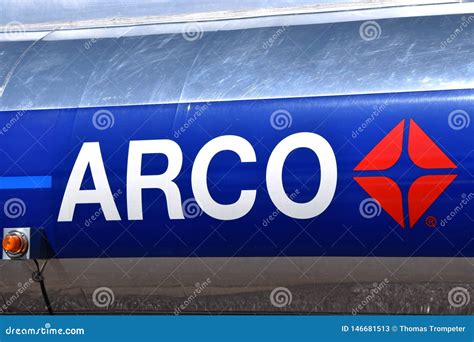 Arco Logo on the Side of a Tanker Truck Editorial Stock Photo - Image ...