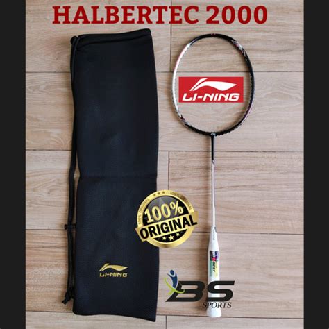 Jual RAKET BADMINTON LINING HALBERTEC 2000 ORIGINAL - 3U, RAKET + TAS ...
