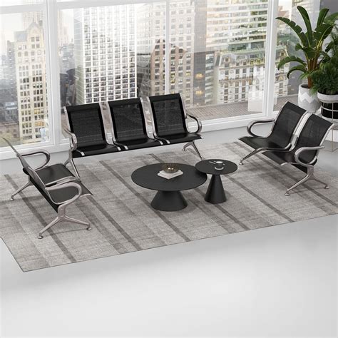 Amazon.com: Kinfant Waiting Room Benches Set- 3-Pieces Office Guest ...