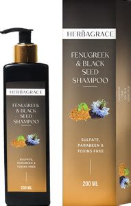 HERBAGRACE Herba Grace Fenugreek and Black Seed Shampoo for Dandruff ...