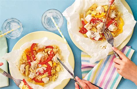 Fish Parcels & Couscous Recipe | Recipes For Kids | Tesco Real Food