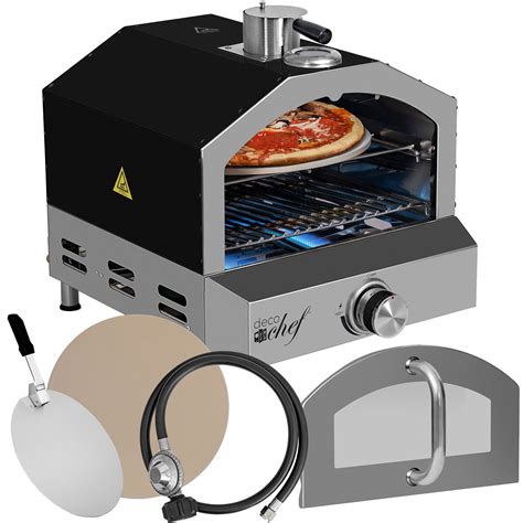 Deco Chef Portable Outdoor Pizza Oven and Grill with Propane Gas CSA ...