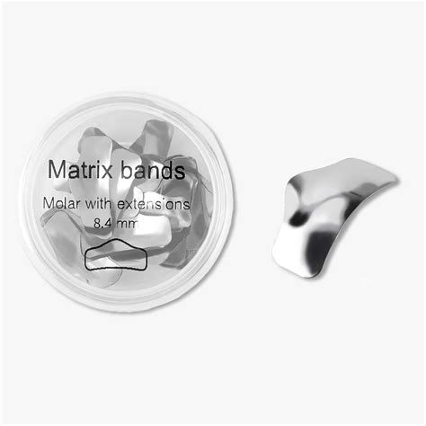 Buy Dental Matrix Bands, Tooth Interproximal Sectional Contoured Metal ...