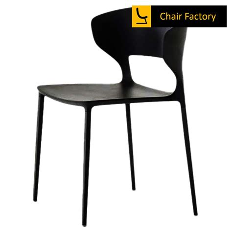 Black Ocean Cafe Chair for Restaurant & Cafeteria | Chair Factory
