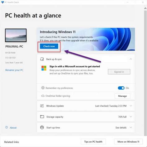 Image result for Windows 11 Computer Health Check