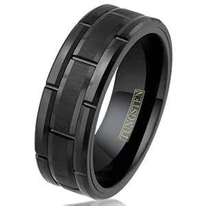 MEENAZ Rings for Men Black Mens couples gents friends unisex Boys ...
