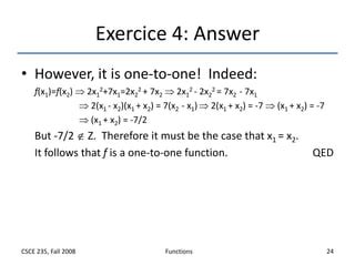 Image result for Types of Functions CSCE