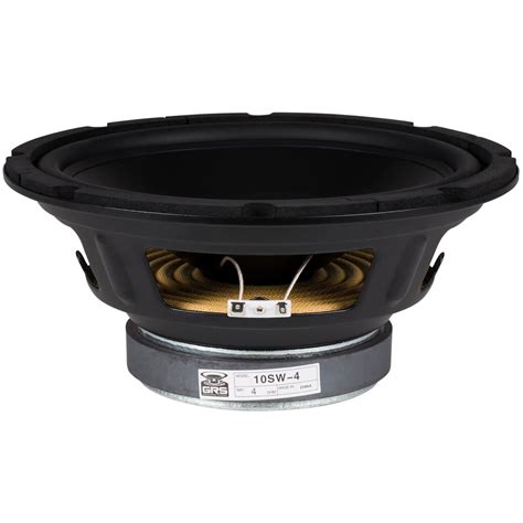GRS 10SW-4 10" Poly Cone Subwoofer 4 Ohm : Amazon.in: Electronics
