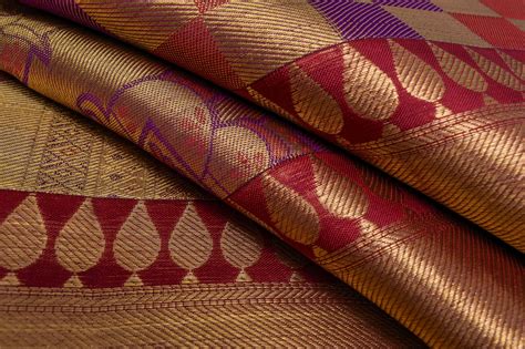 Multi-color Checked Kanjivaram Silk Saree by Tharakaram PSTK04071 ...