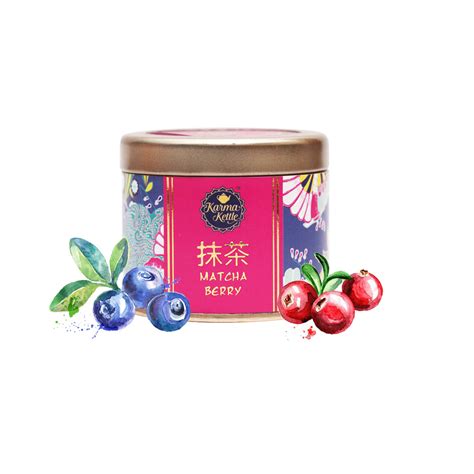 Berry Matcha Green tea- Karma Kettle – Karma Kettle Teas