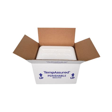 Insulated Shipping Boxes 10x10x10 Insulated Shipping Box With 3/4"