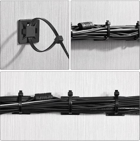 Hicarer 100 Pack Adhesive Clips for Wire Zip Tie India | Ubuy